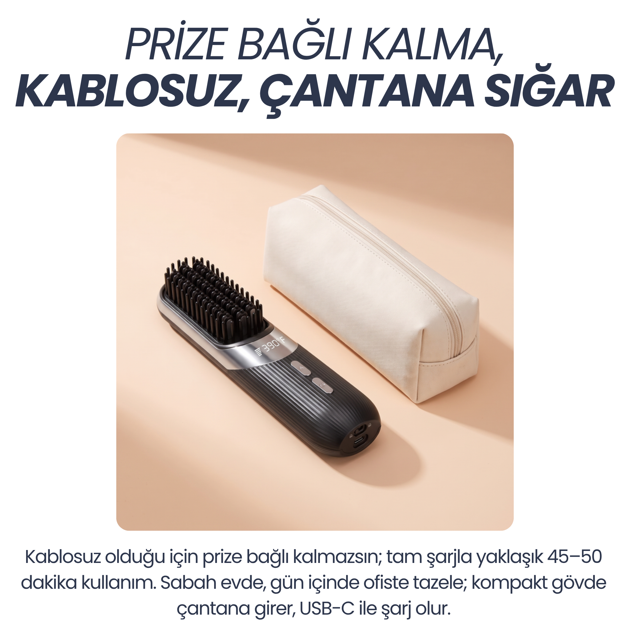Kablosuz çantana sığar